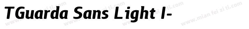 TGuarda Sans Light I字体转换